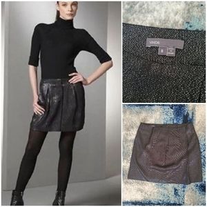 Vince. Metalic Silver Mini Skirt sz 8